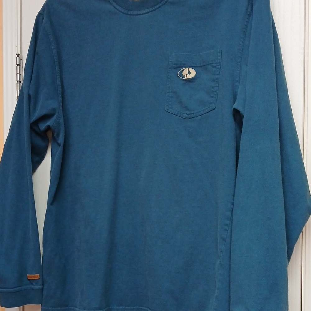 Mossy Oak Teal Long Sleeve Shirt